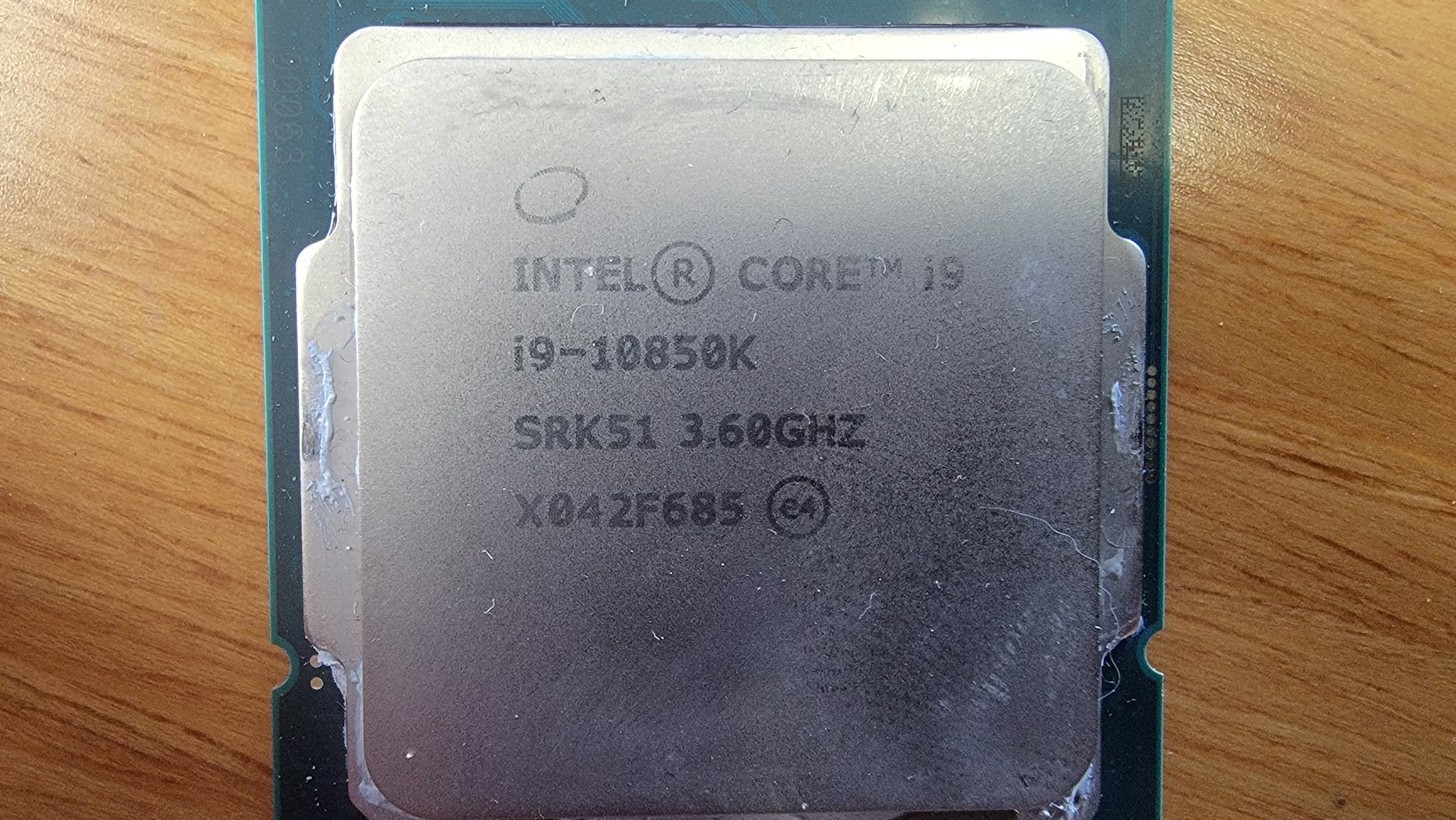 Intel core i9-10850K CPU